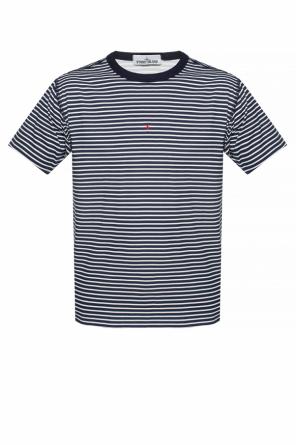 Patterned t-shirt with applique, zdjęcie 1 Patterned t-shirt with applique od Stone Island